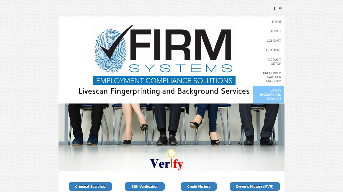Verify Background Services - FIRM Systems